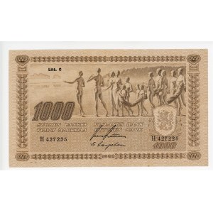 Finland 1000 Markkaa 1922 (1931 - 1945)