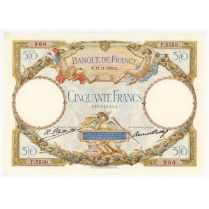 France 50 Francs Luc Olivier Merson 1929