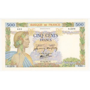 France 500 Francs 1941