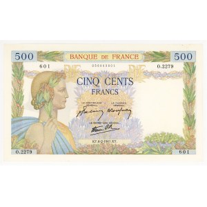 France 500 Francs 1941