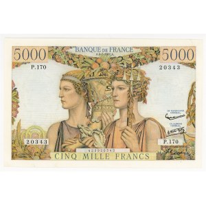 France 5000 Francs 1957
