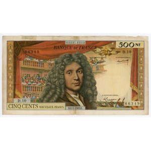France 500 Francs 1963 Moliere