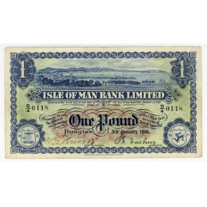 Isle of Man 1 Pound 1956