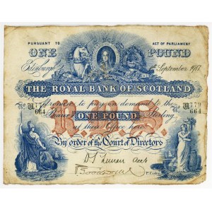 Scotland 1 Pound 1917