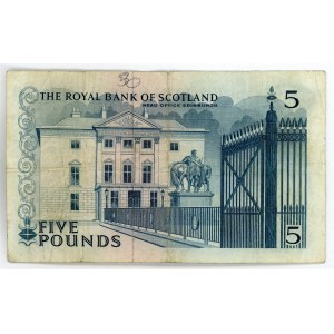 Scotland 5 Pounds 1966