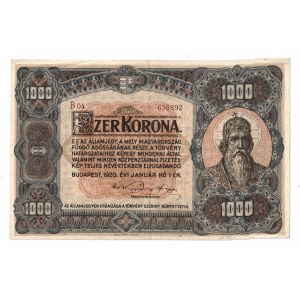 Hungary 1000 Korona 1920