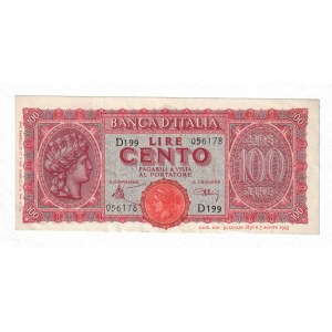 Italy 100 Lire 1944