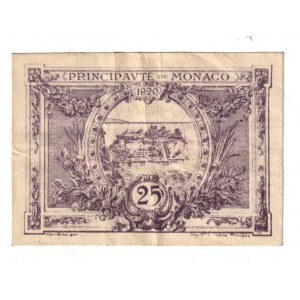 Monaco 25 Centimes 1920