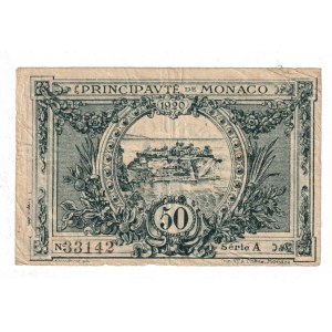 Monaco 50 Centimes 1920
