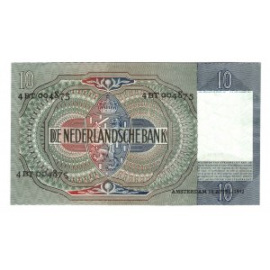 Netherlands 10 Gulden 1942