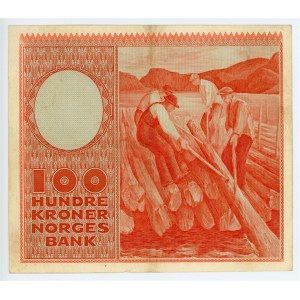 Norway 100 Kroner 1958