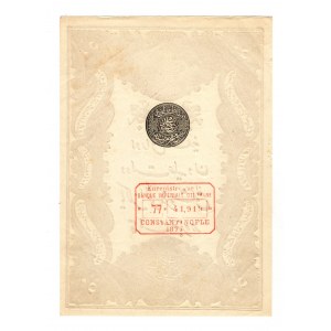 Turkey Ottoman Empire 50 Kurus 1877