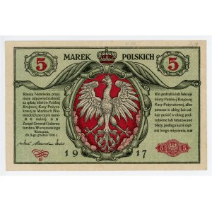 Poland 5 Marek 1916 (1917)