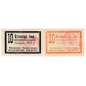 Poland Wielun 10, 20 Kopeks 1917 2 pcs