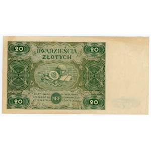 Poland 20 Zlotych 1947