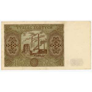Poland 1000 Zlotych 1947