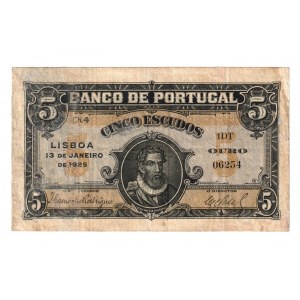 Portugal 5 Escudos 1925