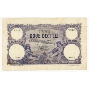 Romania 20 Lei 1920