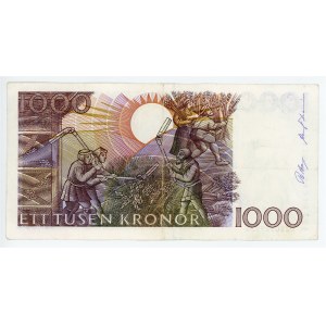 Sweden 1000 Kronor 1990