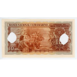 Portuguese India 10 Rupias 1945