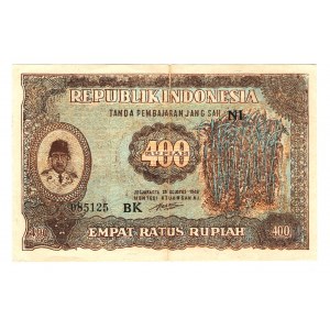 Indonesia 400 Rupian 1948