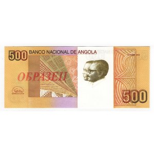 Angola 500 Kwanzas 2012 Trial with Error