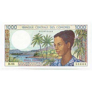 Comoros 1000 Francs 1994 (ND)