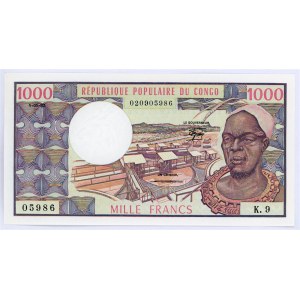 Congo 1000 Francs 1982