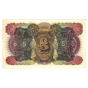 Mozambique 5 Libras Esterlinas 1934