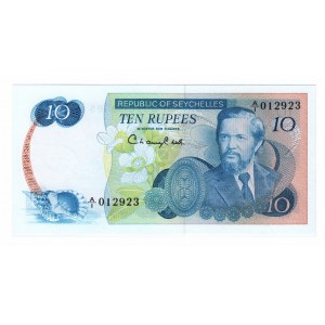 Seychelles 10 Rupees 1976 (ND)