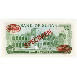 Sudan 50 Piastres 1974 Specimen