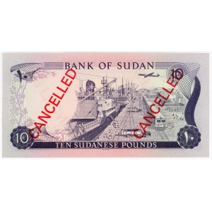 Sudan 10 Pounds 1971 Specimen