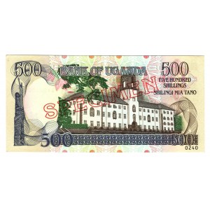 Uganda 500 Shillings 1991 Specimen