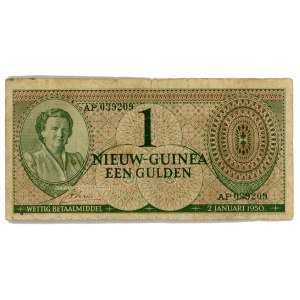 Netherlands New Guinea 1 Gulden 1950