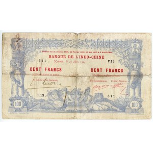 New Caledonia 100 Francs 1914