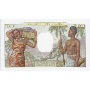 New Caledonia 1000 Francs 1940 - 1965 (ND) Specimen
