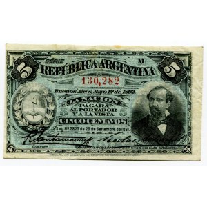 Argentina 5 Centavos 1892 (1893-1894)