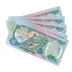 Bermuda 5 x 2 Dollars 2000