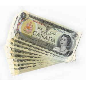 Canada 10 x 1 Dollar 1973