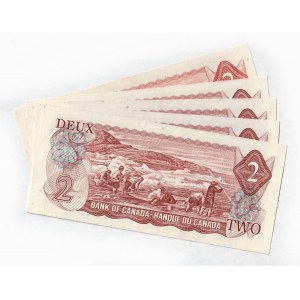 Canada 5 x 2 Dollars 1974
