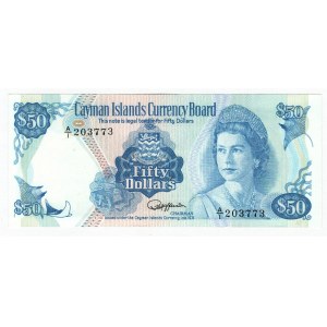 Cayman Islands 50 Dollars 1974