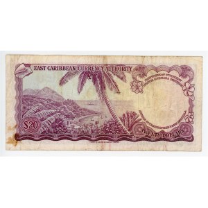 East Caribbean States 20 Dollars 1965 (ND) L