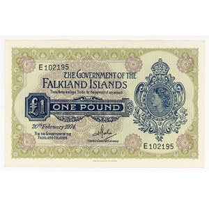 Falkland Islands 1 Pound 1974