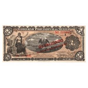 Mexico Gobierno Provisional 1 Peso 1914