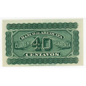 Peru 40 Centavos 1874 (ND)