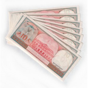Suriname 8 x 10 Gulden 1982