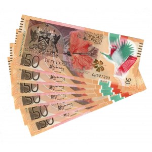 Trinidad & Tobago 6 x 50 Dollars 2015