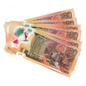 Trinidad & Tobago 6 x 50 Dollars 2015