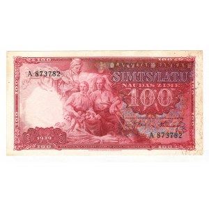 Latvia 100 Latu 1939