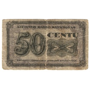 Lithuania 50 Centu 1922